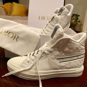 Christian Dior High Top Women’s Sneakers. New. Size 10